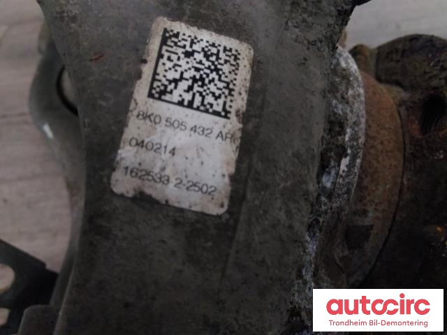 Hjulspindel høyre bak til Audi A4, Allroad 2009-2016 (Type I) (B8) (B8) (DIESEL/AUTOMAT/4WD|8K0505432AR|8K0505432AH|)