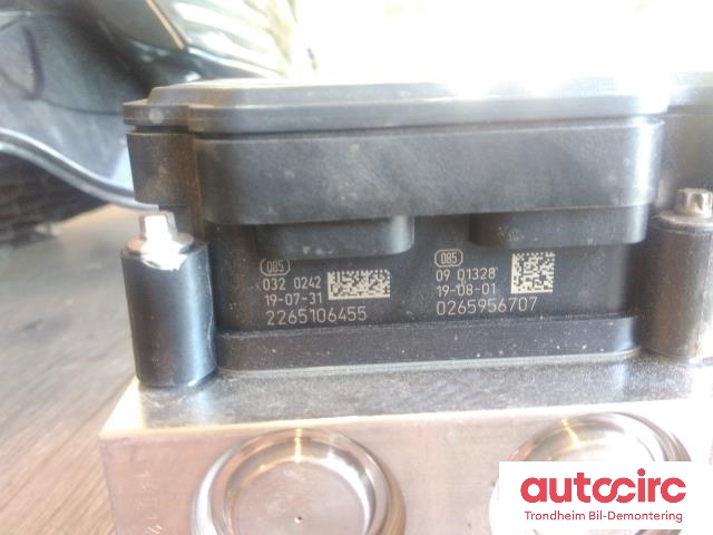 ABS sentral til Renault Zoe 2019-->> (Fase 2)  (BOSCH|476609476R|476608559R|0265258091| 0265956707)