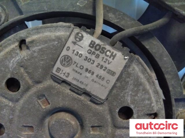 Kjølevifte elektrisk til VW Touareg 2003-2007 (Type I, Fase 1)  (BOSCH|7L0959455C|7L0121203F|7L0121207D)