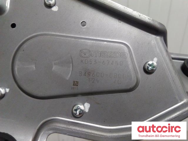 Viskermotor bakrute til Mazda CX-5 2012-2017 (Type I)  (..|KD53-67-450|KD5367450|849600-0800)