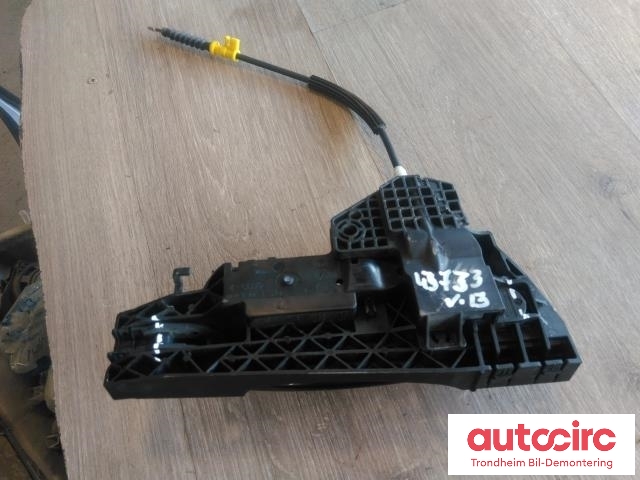 Dørhåndtak utv venstre bak til Audi Q3 2011-2014 (Type I, Fase 1)  (..|8T0837205A|8U0837885|)