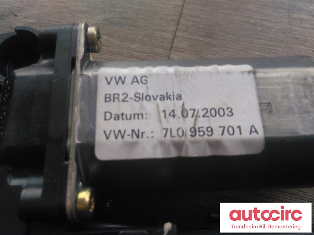Ruteheis, kun motor, venstre foran til Porsche Cayenne 2002-2006 (Fase 1) (9PA) (9PA) (BOSCH|7L0959701A|3D1959793A|95562470102)