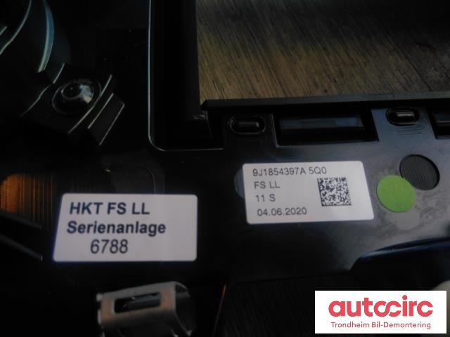 Dashbord diverse til Porsche Taycan 2019-->> (DEKSEL OVER RATT|9J1854397A|)
