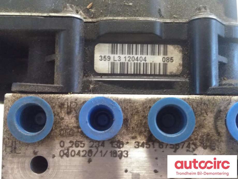 ABS sentral til BMW 6-Serie 2002-2010 (E63/E64) (E63/E64) (BOSCH|6758743|34516758743|34516769708| 6769708| 6768910| 0265234136)