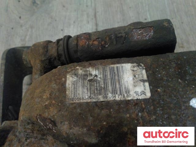 Bremsecaliper venstre bak til Peugeot Expert 2016-->> (Type III)  (TRW|9806477880|1617937580|1651761780)