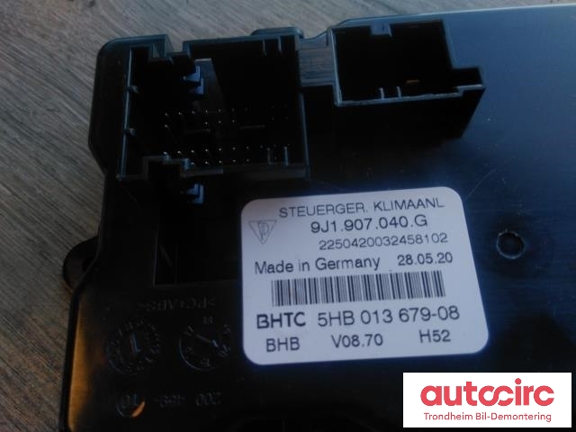 Styreenhet klima/aircondition til Porsche Taycan 2019-->>  (BHTC|9J1907040G|5HB013679-08|)
