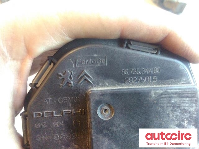 Spjeldhus til Peugeot 508 2011-2014 (Type I, Fase 1)  (DELPHI|9673534480|28275019|0345G4)