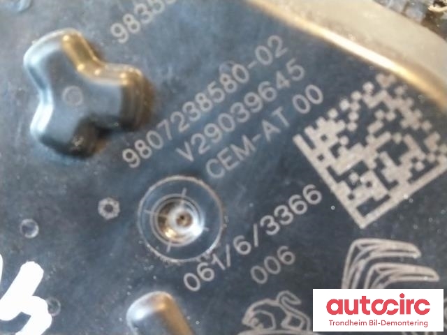 Spjeldhus til Ford Focus 2014-2018 (Type III, Fase 2)  (VALEO|FM5Q-9E926-AA|9807238580-02|1869492)