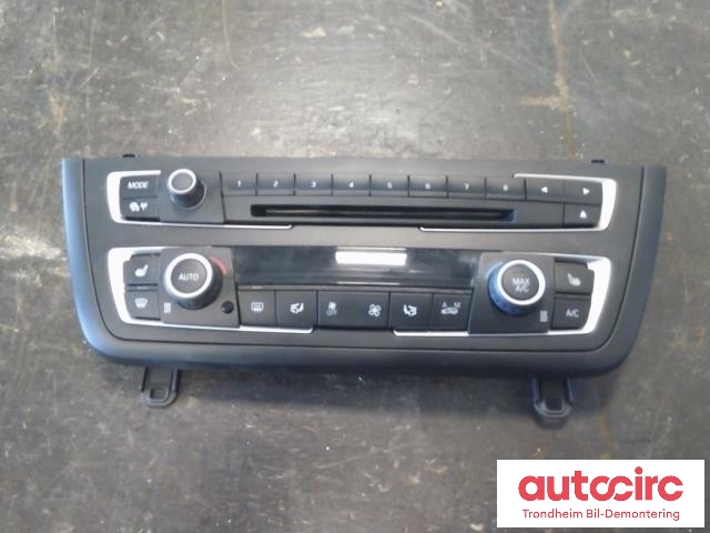 Varmeapparat betjening til BMW 3-Serie, 2012-2018 (F30/F31/F34) (F30/F31/F34) (9287341)
