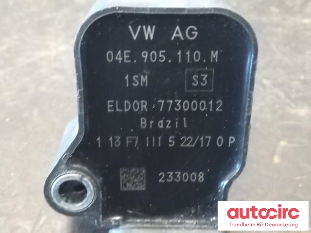 Coil elektronisk til VW Golf VII 2017-2020 (Fase 2)  (ELDOR|04E905110K|04E905110P|04E905110M)