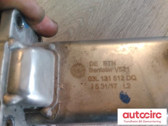 EGR-kjøler til VW Tiguan 2011-2016 (Type I, Fase 2)  (..|03L131512DQ|)