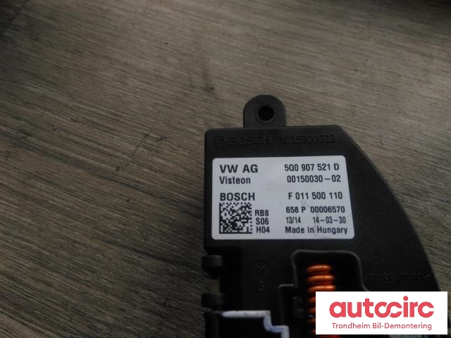 Varmeapparat motstand til VW E-Up 2013-2019  (BOSCH|5Q0907521D|5Q0907521C|5WA907521)
