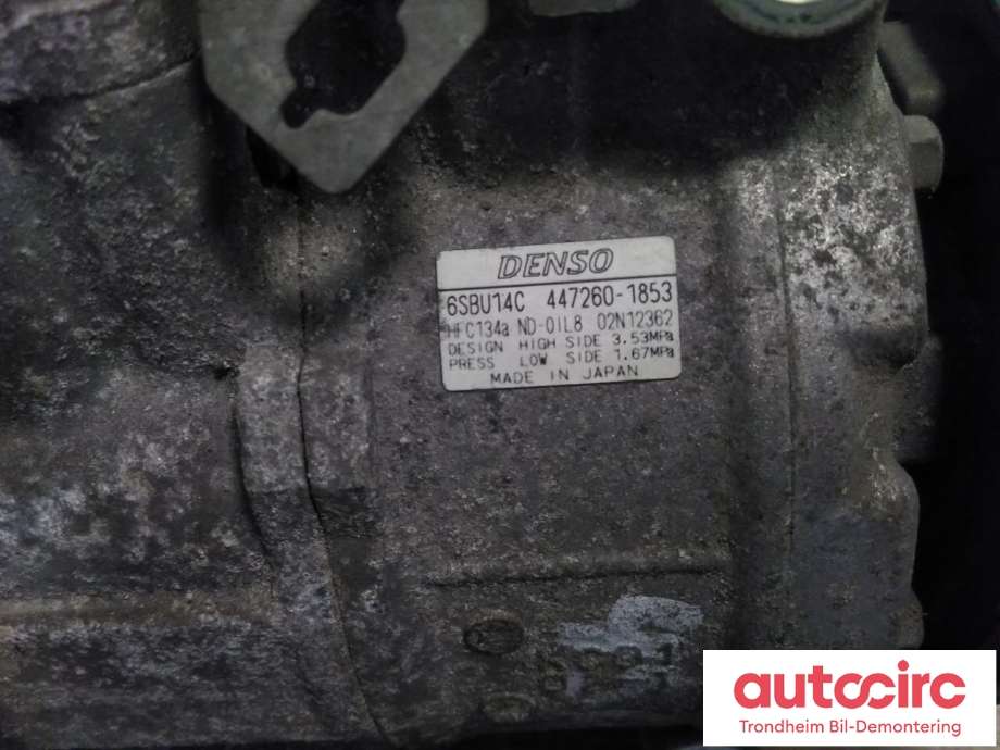 Aircondition kompressor til BMW X1 2009-2015 (E84) (E84) (DENSO|6987862|64526987862|447260-1853| 6SBU14C)