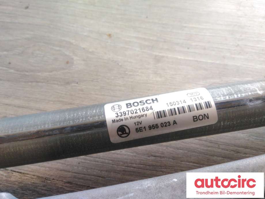 Viskeroverføring til Škoda Octavia 2013-2016 (Type III, Fase 1)  (BOSCH|5E1955023A|3397021684|5E1955023B)