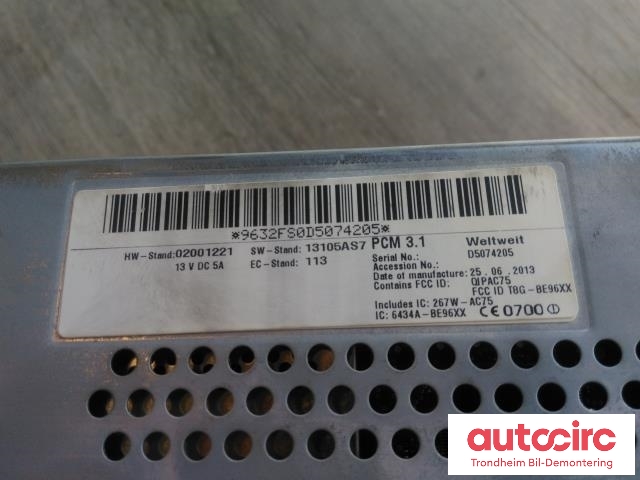 Bilstereo navigasjon til Porsche Cayenne 2010-2017 (92A) (92A) (HARMAN/BECKER|7PP919193CB|95864297020|95864297025)