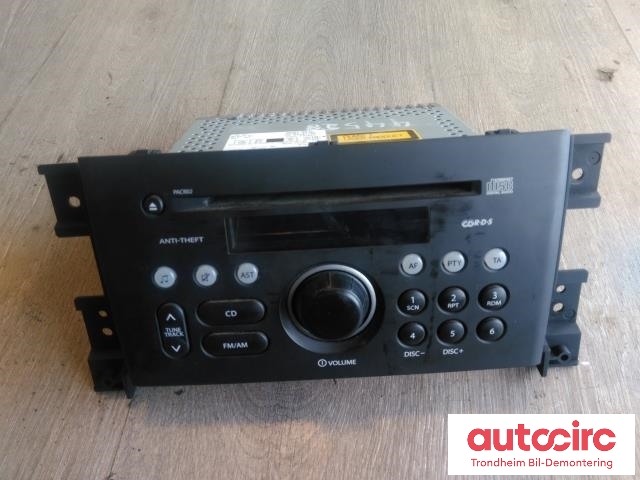 Bilstereo til Suzuki Grand Vitara, 2005-2015 (Type III)  (MATSUSHITA ELECTRIC|39101-65JA0-ZEW)
