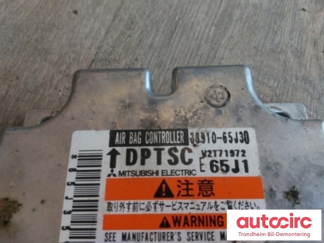 Styreenhet airbag hovedsensor til Suzuki Grand Vitara 2005-2015 (Type III)  (MITSUBISHI ELECTRIC|3891065J30|38910-65J30|Y2T71972)