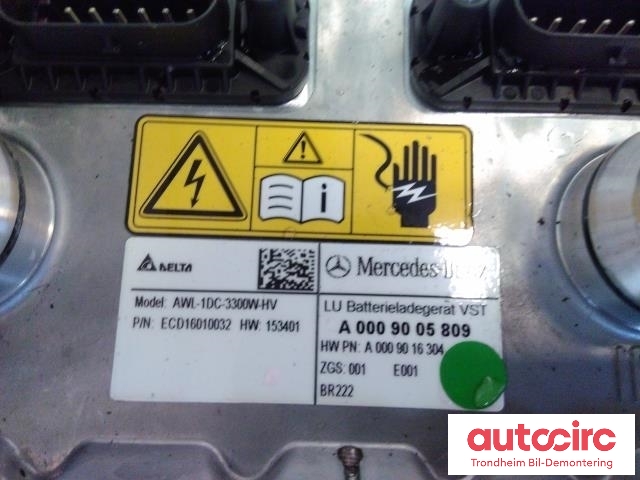 Batterilader (OBC - On Board Charger) til Mercedes GLC 2015-2022 (X253) (X253) (DELTA|ECD16010032|A0009005809|)