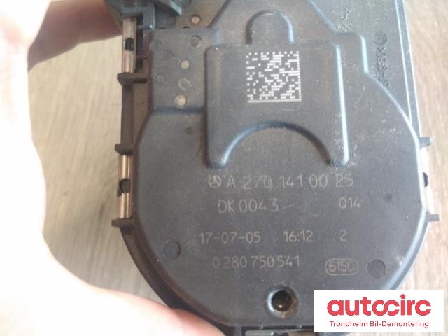 Spjeldhus til Mercedes GLC 2015-2022 (X253) (X253) (BOSCH|A2701410025|0280750541|)