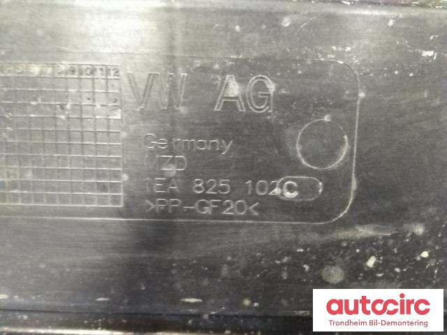 Motorplate under motor til VW ID.3 2020-->>  (VW AG|1EA 825 102 C|1EA825102C|)