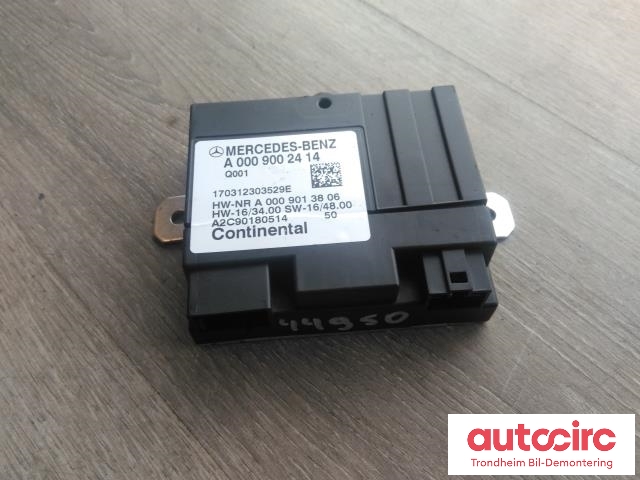 Styreenhet drivstoffpumpe til Mercedes GLC, 2015-2022 (X253) (X253) (CONTINENTAL|A0009002414)