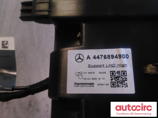 Bilstereo navigasjon skjerm til Mercedes EQV 2020-->> (W447) (W447) (..|A2539006905|CID10AT-DP1|A2539003809)