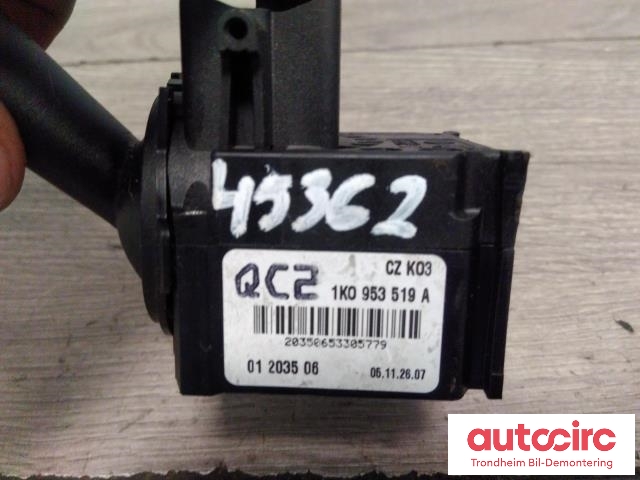 Bryter visker til VW Touran 2003-2006 (Type I, Fase 1)  (...|1K0953519A|1K0953519J|)