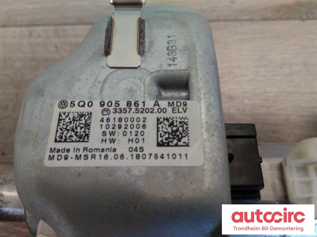 Rattaksel til Škoda Octavia 2017-2020 (Type III, Fase 2)  (...|5Q1419502AQ|5Q1419502BB|5Q0905861A)