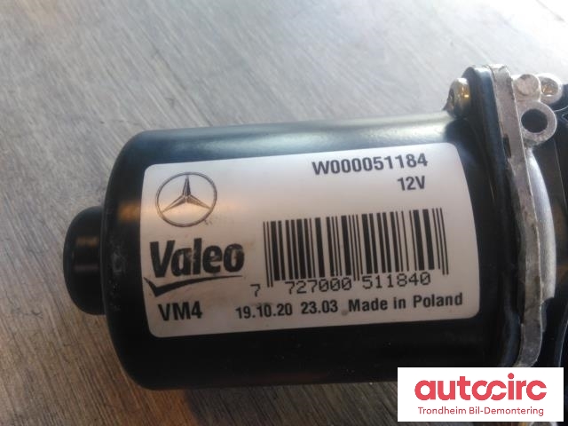 Viskermotor frontrute til Mercedes EQV 2020-->> (W447) (W447) (VALEO|A4478200040|W000051184|)