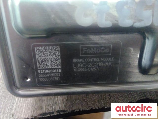 Bremsekraft-forsterker til Ford Mustang Mach-e 2020-->>  (FOMOCO|LJ9C-2D335-AK|2606014|LK9C-2D335-DD| LJ9C-2C219-AK| 10.1202-1074.4| 10.0965-0125.3)