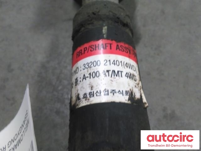 Mellomaksel bakre til SsangYong Rodius 2005-2013 (Type I) (..|33200-21401|)