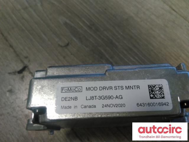 Styreenhet diverse til Ford Mustang Mach-e 2020-->> (MODUL DRIVER STATUS MONIT|LJ8T-3G590-AG|LJ8T-3G590-AH|2598534)