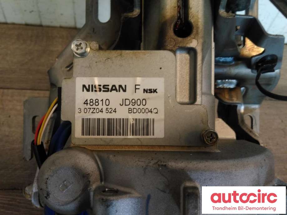 Rattaksel elektrisk servo til Nissan Qashqai 2007-2010 (Type I, Fase 1) (...|48810JD900|48811EY41B|)