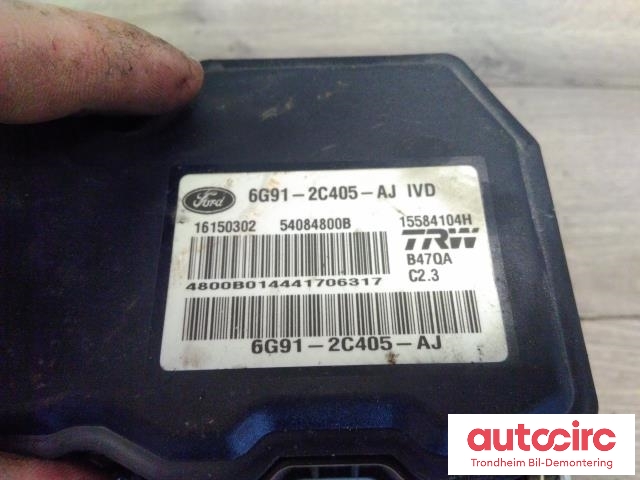 ABS sentral til Ford S-Max 2006-2010 (Type I, Fase 1)  (TRW|6G91-2C405-AJ|AG91-2C405-MD|1762179)