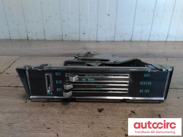 Varmeapparat betjening til Chevrolet El Camino, 1968-1972  (...|3946927)