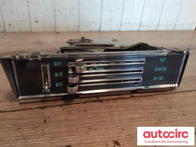 Varmeapparat betjening til Chevrolet El Camino 1968-1972  (...|3946927|070637|)