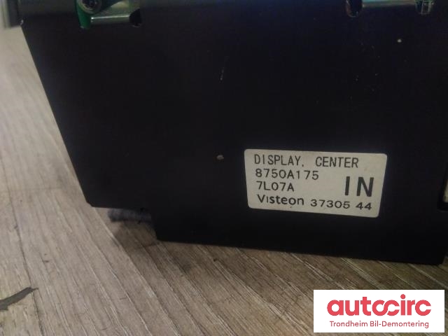 Instrument klokke til Mitsubishi Pajero 2007-2016 (Type IV, Fase 1)  (VISTEON|8750A175|3730544|)