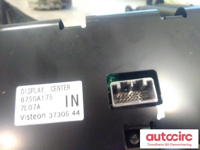 Instrument klokke til Mitsubishi Pajero 2007-2016 (Type IV, Fase 1)  (VISTEON|8750A175|3730544|)