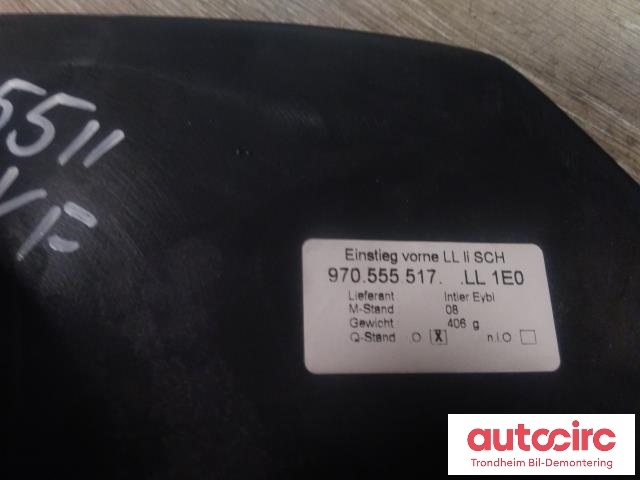Innredning diverse til Porsche Panamera 2009-2017 (Type I) (970) (970) (DØRKLIST VENSTRE FORAN|970555517|970555517 1E0|)