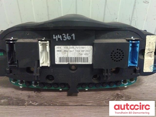 Instrumentpanel til Porsche Boxster 1997-2004 (986) (986) (VDO|9866411030070C|110008721|98664110309)
