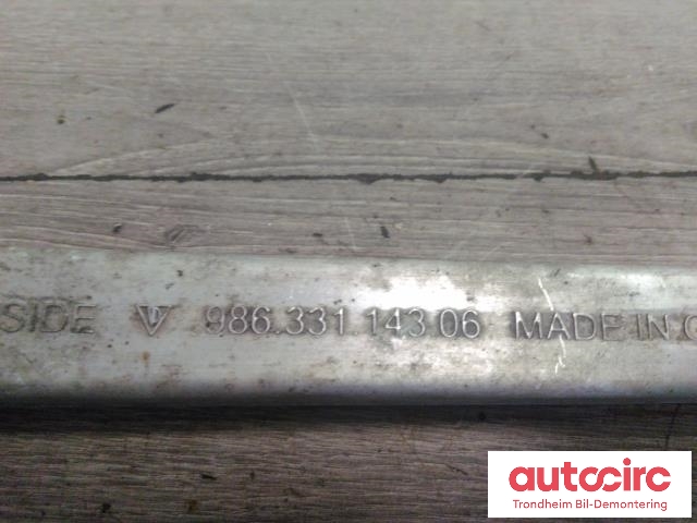 Bærebru høyre bak til Porsche Boxster 1997-2004 (986) (986) (FREMRE|98633114306|98633104304|98633104308)