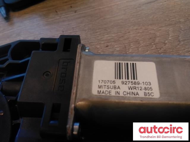 Ruteheis, kun motor, høyre foran til Volvo XC90 2015-2025 (Type II)  (MITSUBA|31674757|927589-103|31440412)