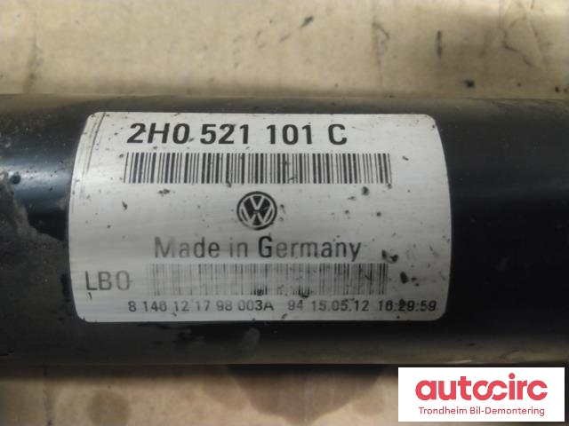 Mellomaksel fremre til VW Amarok 2010-2016 (Type I, Fase 1)  (VAG|2H0521101E|2H0521101H|)