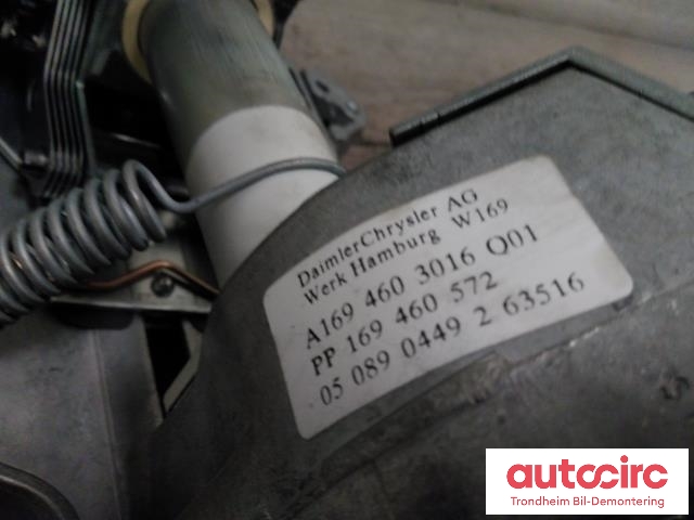 Rattaksel til Mercedes A-Klasse 2005-2012 (W169) (W169) (DAIMLER CHRYSLER AG|A1694603016|A1694603416|A1694603816)
