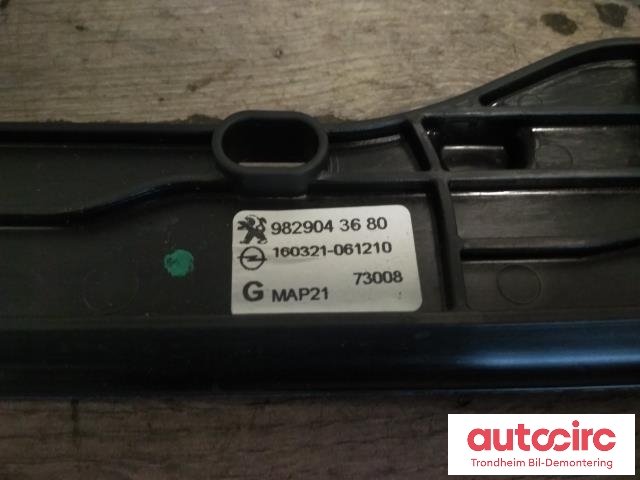 Ruteheis venstre foran til Peugeot e-208 2019-->>  (INTEVA|9829043680|9829043780|430113G0)