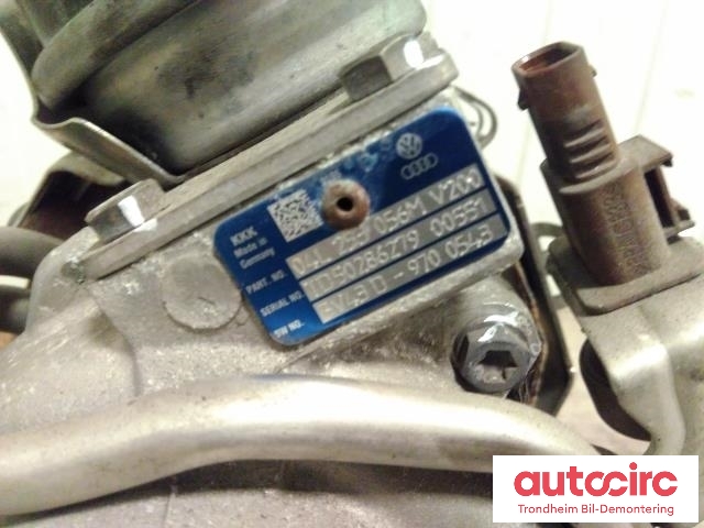 Turbo til Škoda Kodiaq 2017-->> (KKK|04L253056M|BV43D9700543|04L253124A)