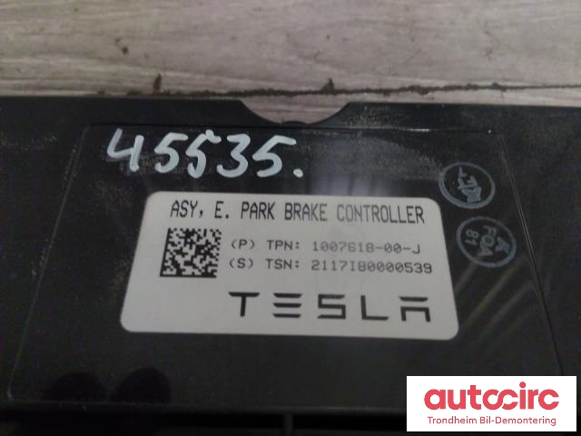 Styreenhet elektrisk parkbrems (EPB - Electric Parking Brake) til Tesla Model X 2016-->> (TESLA|1007618-00-J|)
