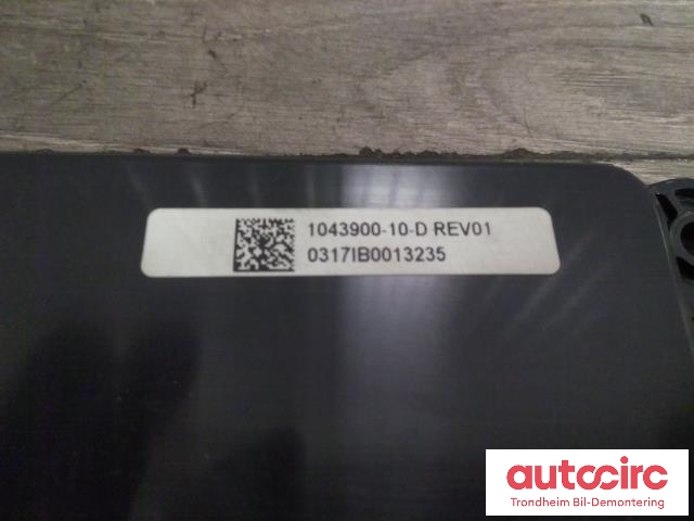 Styreenhet comfort (BCM) til Tesla Model X 2016-->> (TESLA|1043900-10-D|)