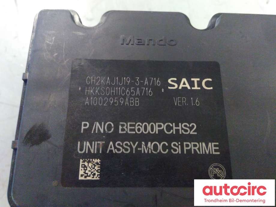 ABS sentral til Maxus Euniq 5 2019-2023  (..|C00123035|BH6018CH52|137A290593| CH2KAJ1J19| BE600PCHS2)