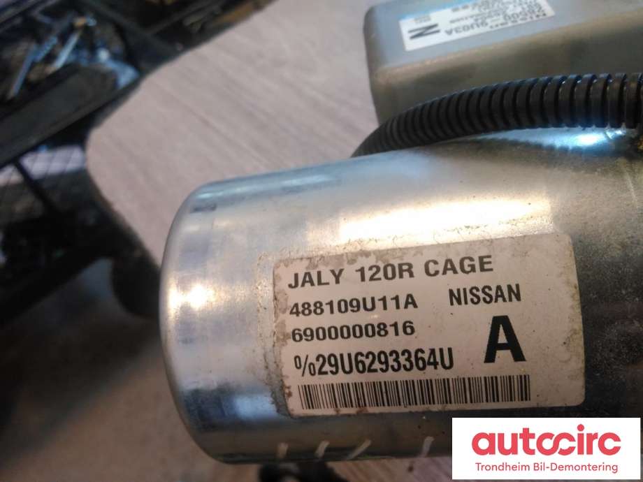 Rattaksel elektrisk servo til Nissan Note 2006-2013 (Type I) (..|488109U11A|28500-9U03A|48820BH00A)